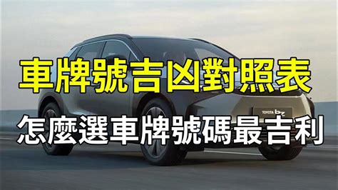 車牌號碼兇吉|車牌號碼吉凶查詢，汽車車牌號碼測吉凶